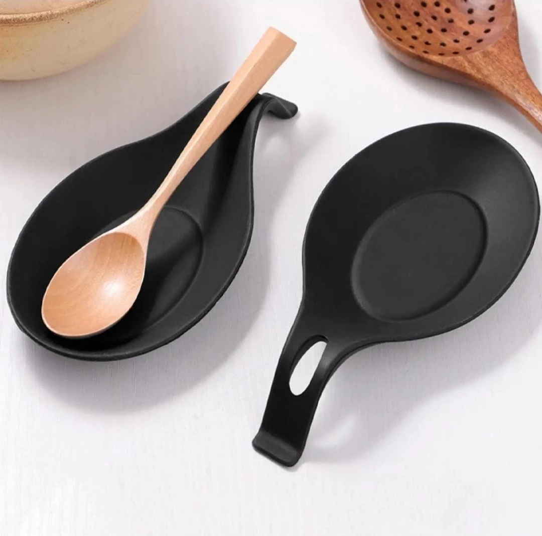 راحة ملعقة موحد اللون سيليكون قطعة واحدة