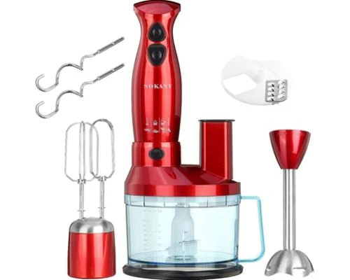 مجموعة خلاط وخلاط متعدد الوظائف 7 في 1 بقوة 700 واط من SOKANY SM 5011-7، عصارة، قطاعة طعام، مفرمة لحم، معالج طعام، مجموعة أدوات مطبخ صغيرة