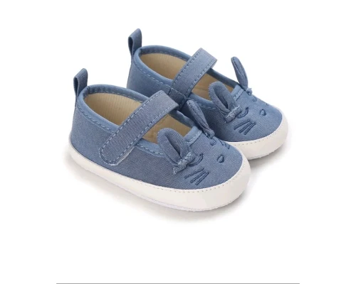 كلية حذاء ماري جين مسطح للاطفال نمط رسوم كارتون بتفاصيل مطرز حذاء مسطح