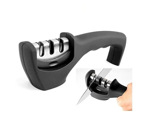 مسن سكاكين المطبخ 3 في 1، مسن 3 مراحل